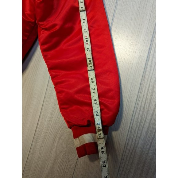 VTG 90s CINCINNATI REDS MLB THROWBACK STARTER SATIN DIAMOND COLLECTION JACKET XL - Picture 10 of 10
